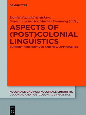 cover image of Aspects of (Post)Colonial Linguistics
